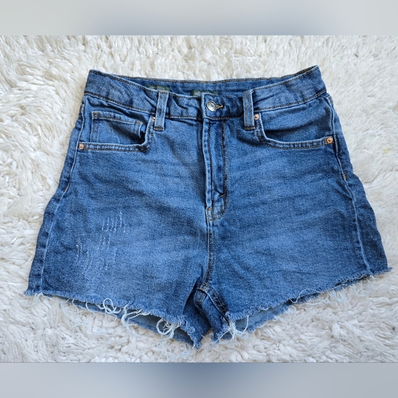 Wild Fable Denim High-Waisted Women's Shorts - Picture 1 of 9